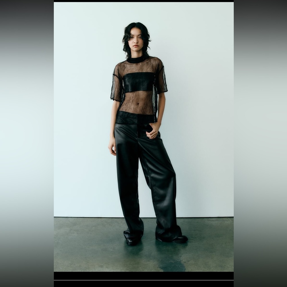VEGAN LEATHER PANTS